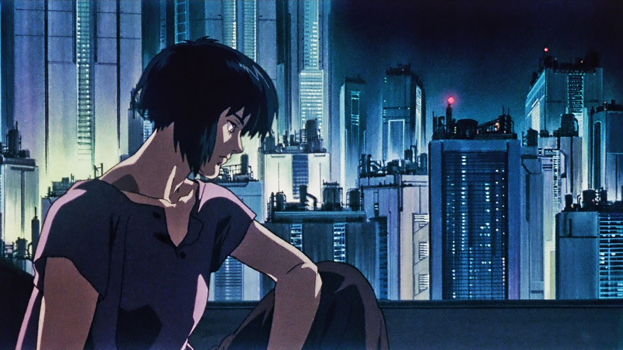 Ghost in the Shell avait tout prévu — l'esthétique cyberpunk comme miroir du design digital